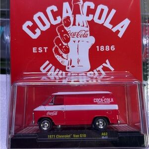 Coca-Cola Red 1971 Chevrolet Van G10 Die-Cast Toy